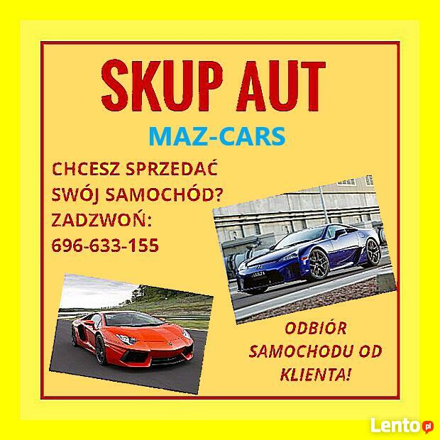 Skup Samochodów, Cała Małopolska, Bez wyjątków i Problemów !!