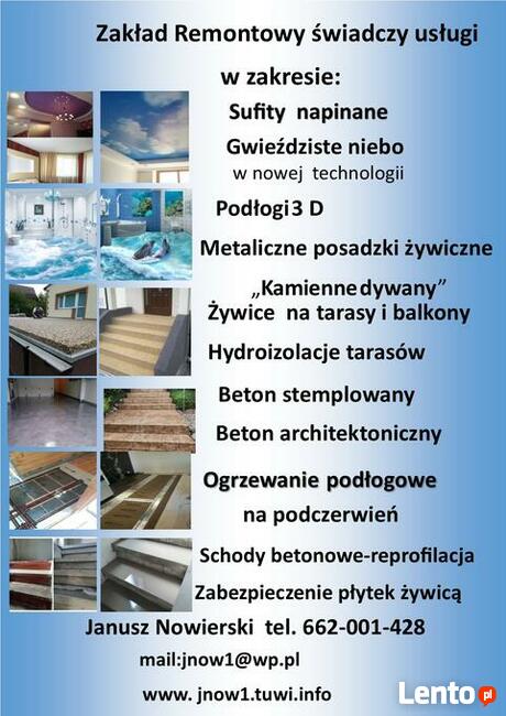 Beton stemplowany, beton dekoracyjny, posadzki - Koszalin