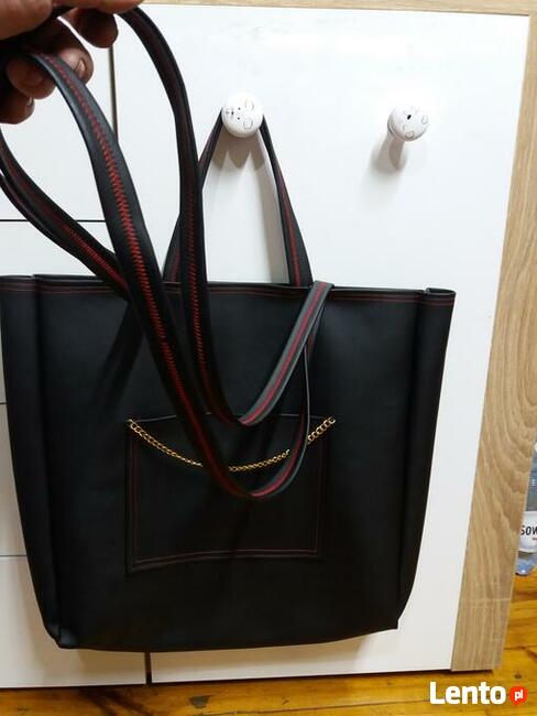 Torba na zakupy z eko-skóry. Mocna !!!