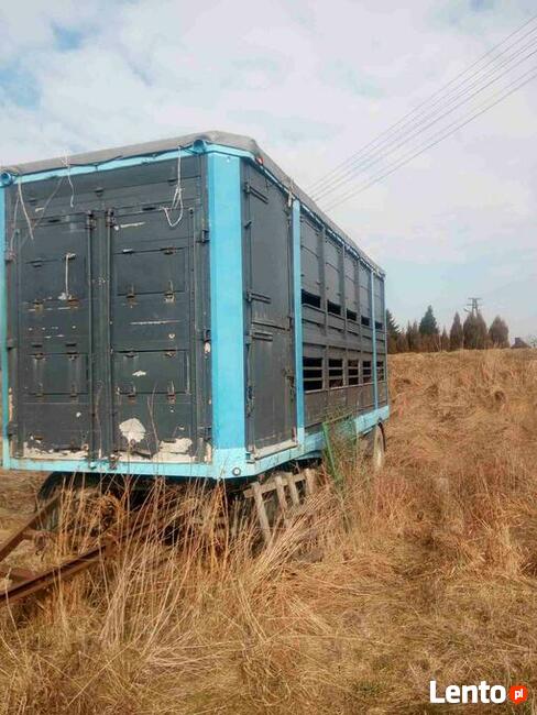 Przyczepa ciężarowa do przewozu żywych zwierząt