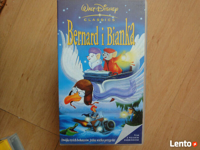 Bernard i Bianka - bajka na VHS
