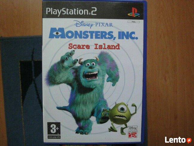 Disney Pixar Monsters Inc Scare Island - gra dla dzieci na PS2