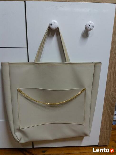 Torba na zakupy z eko-skóry. Mocna !!!