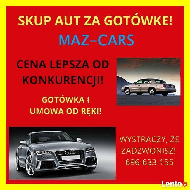 Skup Samochodów, Cała Małopolska, Bez wyjątków i Problemów !!