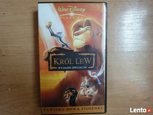 Król lew - bajka na kasecie VHS