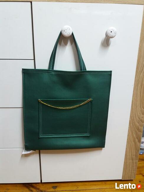 Torba na zakupy z eko-skóry. Mocna !!!