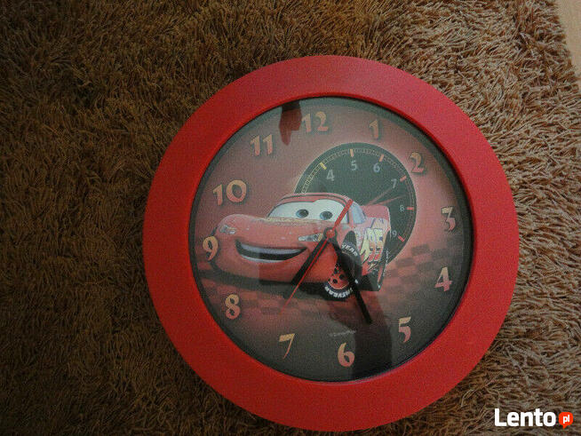 Zegar z bajki Auta