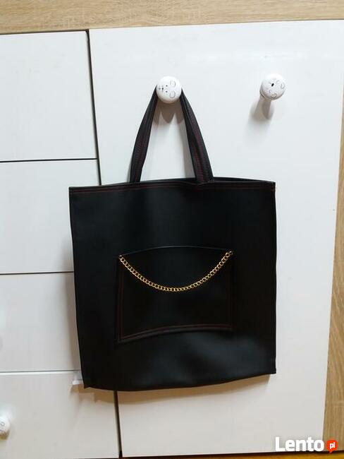 Torba na zakupy z eko-skóry. Mocna !!!
