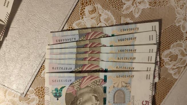 Banknoty numizmatyka 500 zł seria AA