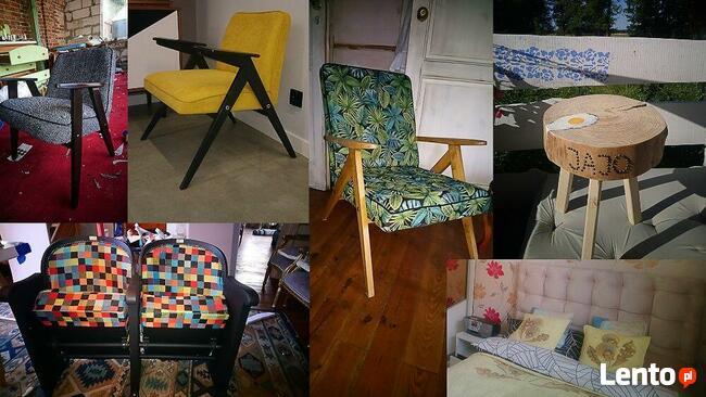 malowanie oraz odnawianie mebli drewnianych i tapicerowanych