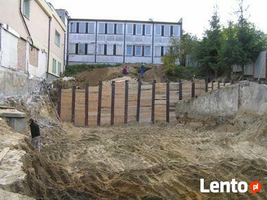 Ścianka berlińska wibromłot - wynajem