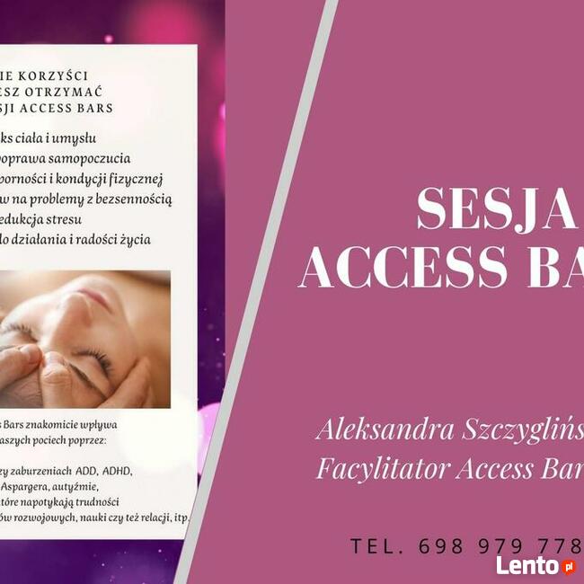 Sesja Access Bars- terapeutyczny proces na ciało