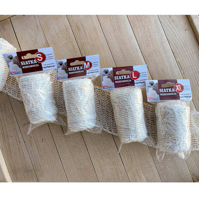 Siatka wędliniarska biała 5m rozmiar M 125/36 Grillpal