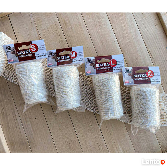 Siatka wędliniarska biała 5m rozmiar L 150/36 Grillpal