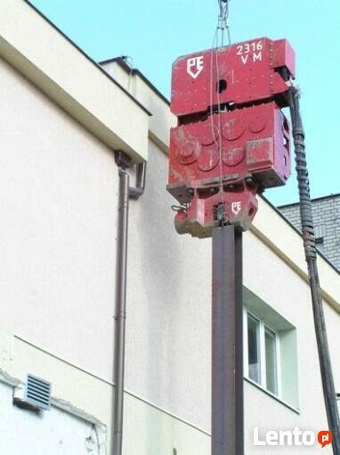 Ścianka berlińska wibromłot - wynajem