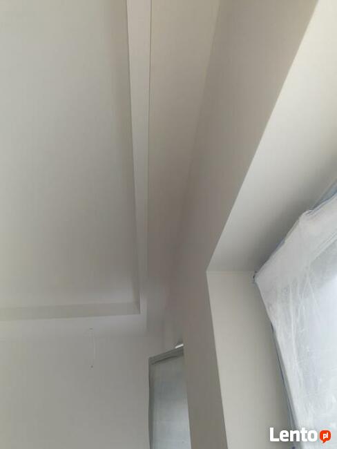 Szpachlowanie malowanie sufity g.k /wnęki na karnisze