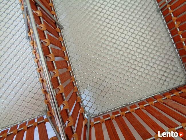 kpl koszyków metalowych z dodatkiem ratanu