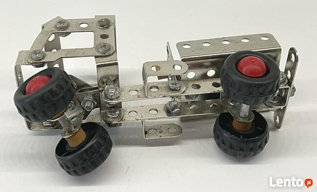 CONSTRUCTION metalowe klocki stare autko DDR