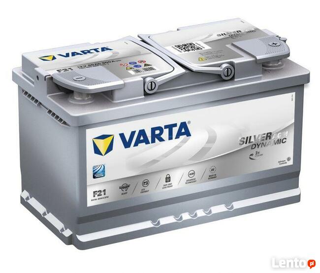 Akumulator Varta Silver Dynamic Agm A7 (F21) 80Ah/800A