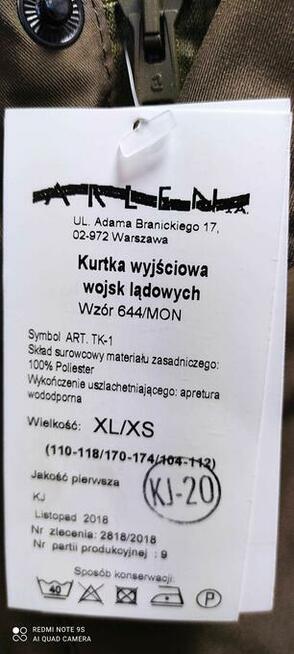 Kurtka wyjściowa wojsk lądowych wzór 644/MON