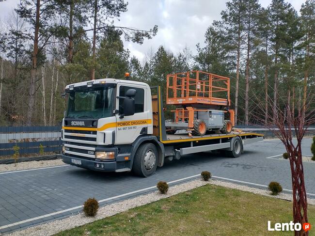 Pomoc drogowa, laweta, transport ciągników koparek maszyn ro