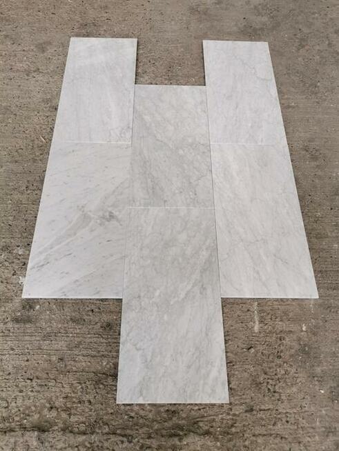 Płytki Marmurowe CARRARA BIANCO 61x30,5x1 poler