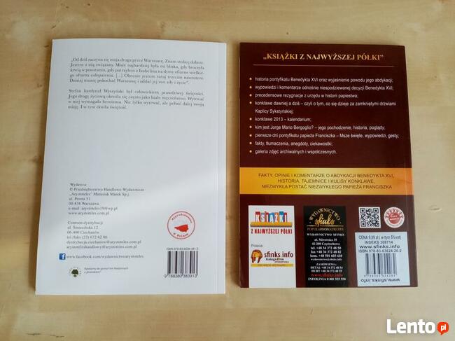 Ksiazki Wyszynski i Mamy papieza Kraków