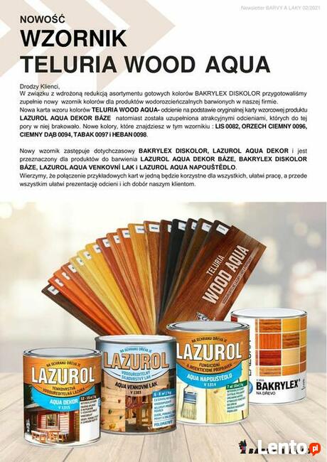 FARBY, LAZURY, LAKIERY, TYNKI ...