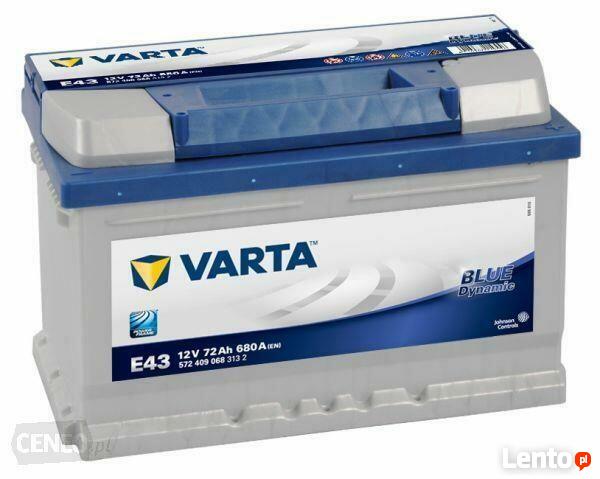 Akumulator VARTA Blue Dynamic E43 72Ah 680A EN