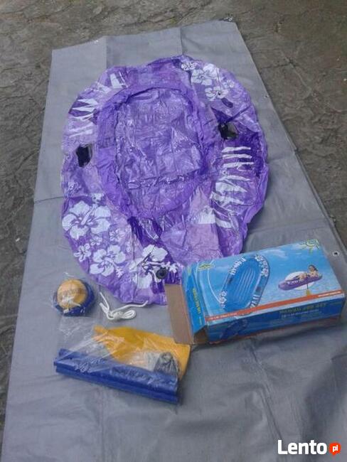 nowy ponton wiosla pompka