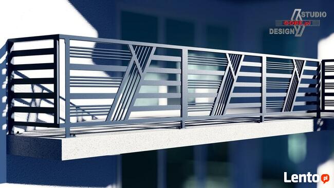 balustrady ogrodzenia bramy wjadowe metalowe przęsło panel