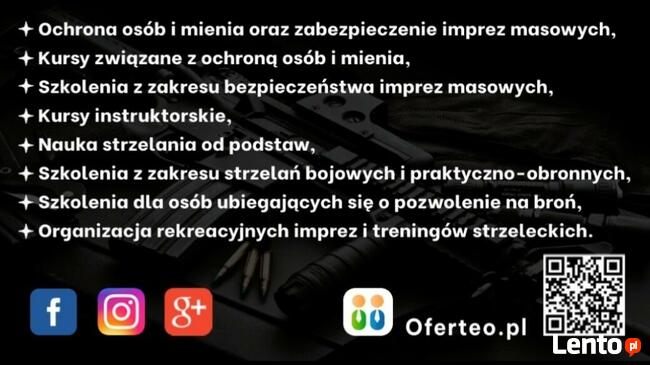 Strzelnica / szkolenia / imprezy strzeleckie