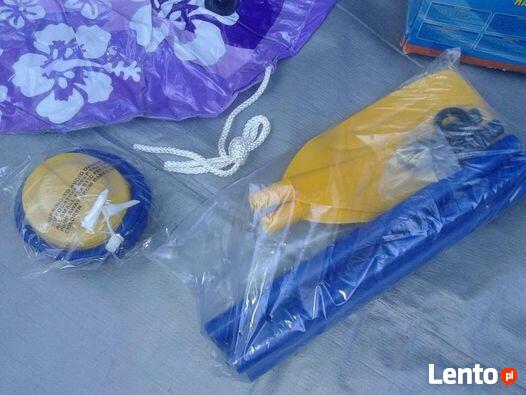 nowy ponton wiosla pompka