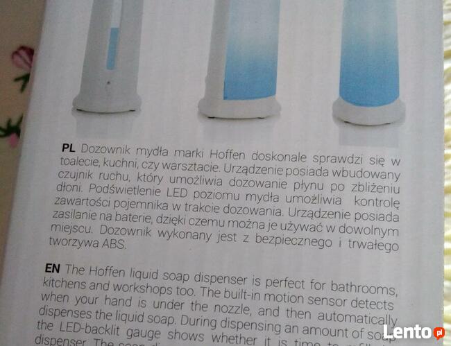 Dozownik mydła z czujnikiem ruchu