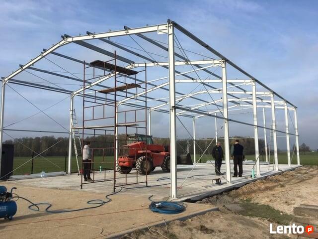 Konstrukcja hali magazynu wiaty 14mx20m