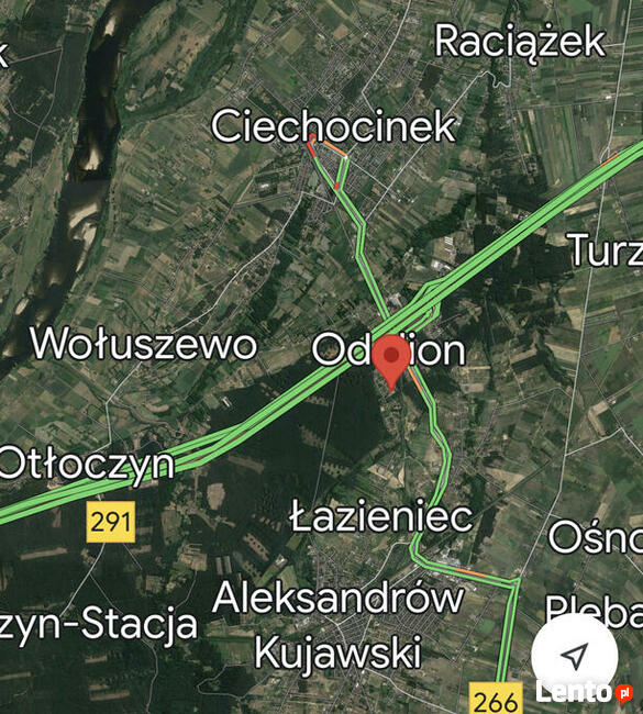 Działka rolno -budowlana z dwoma budynkami