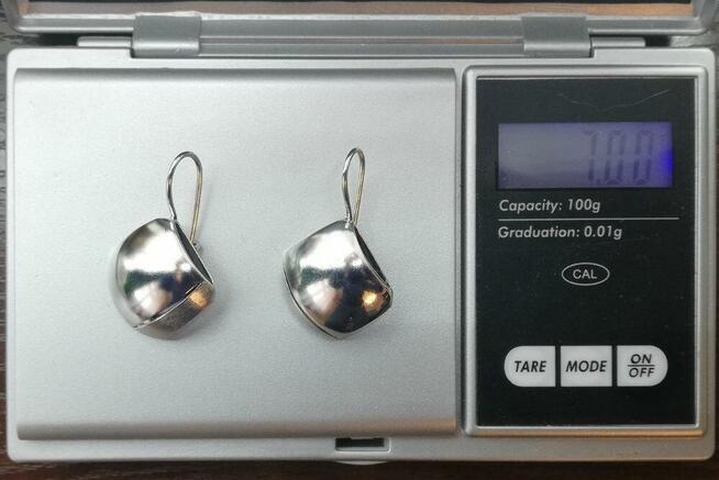 Piękne kolczyki srebrne, biżuteria, srebrna, srebro...