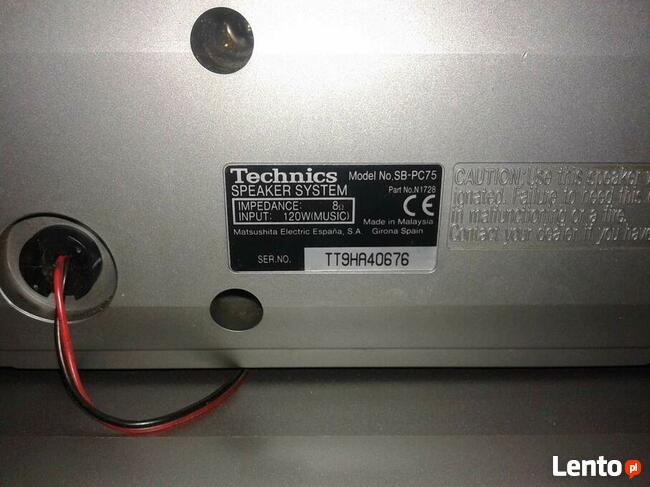 głośnik TECHNICS moc 120W stan b.dobry
