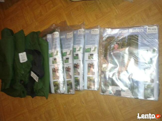 Nowe spodnie wędkarskie wodery roz XL 56/58