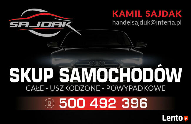 SKUP SAMOCHODÓW, KOMIS, SKUP AUT CAŁYCH i POWYPADKOWYCH