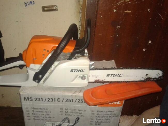 pilarka STIHL MS 231 moc 2,7KM pila jak nowa