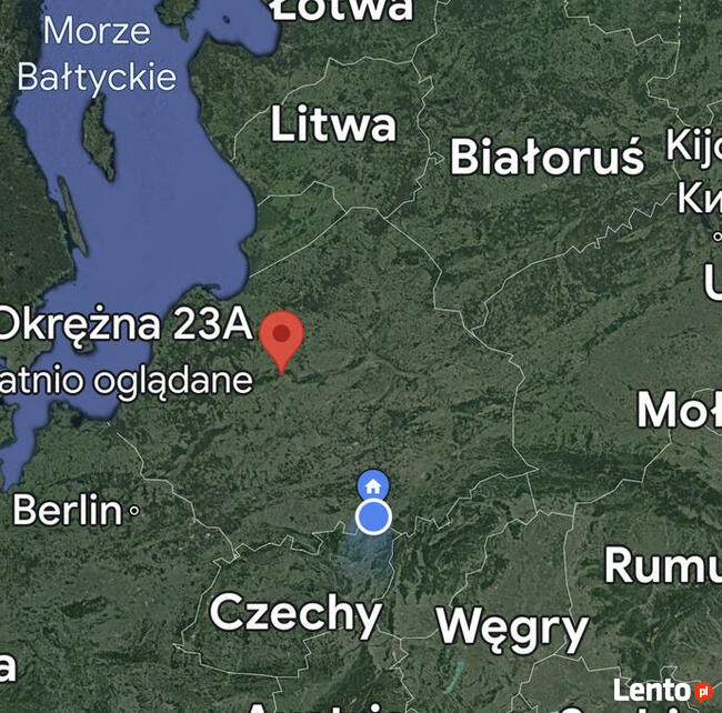 Działka rolno -budowlana z dwoma budynkami