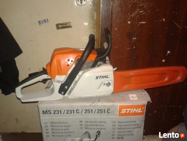 pilarka STIHL MS 231 moc 2,7KM pila jak nowa