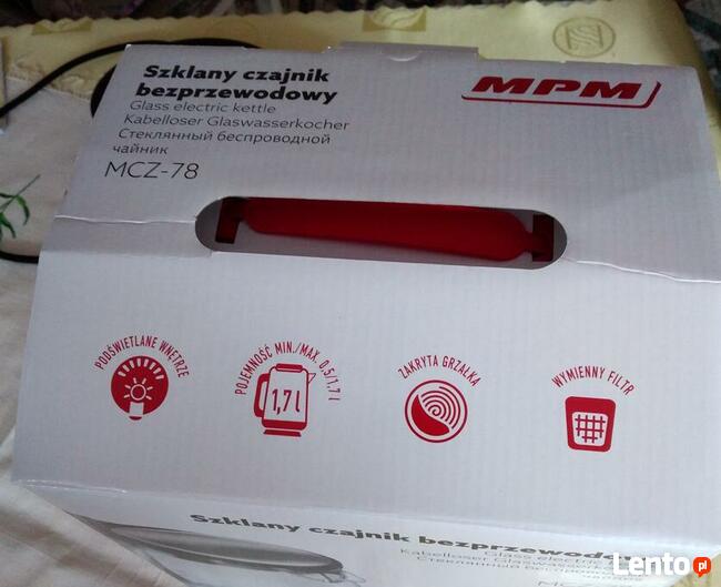 Czajnik elektryczny bezprzewodowy szklany