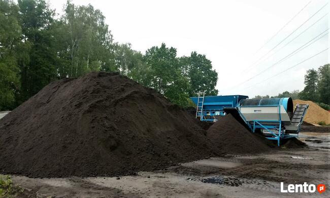 Ziemia przesiewana, czarna, ogrodowa, humus, czarnoziem