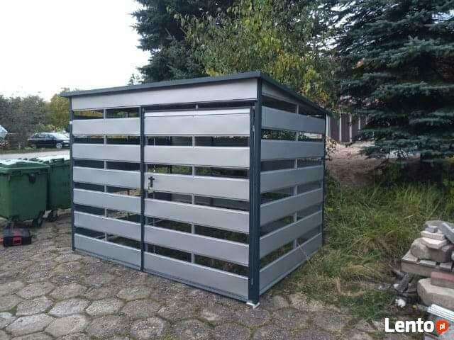 Wiata śmietnikowa- nowoczesny wygląd