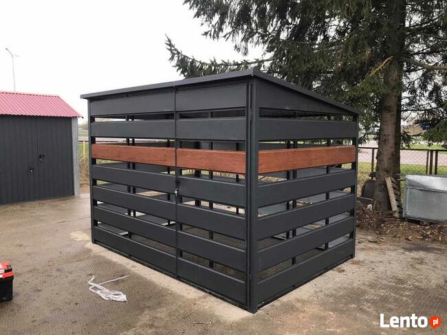 Wiata śmietnikowa- nowoczesny wygląd