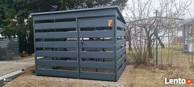 Wiata śmietnikowa- nowoczesny wygląd