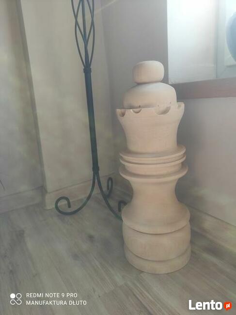 Figurki szachowe drewniane toczone figury drewniane