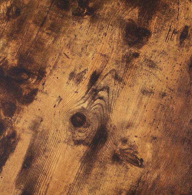 REGAŁ NA KSIĄŻKI 5 PÓŁEK, RUSTYKALNY BRĄZ, W STYLU LOFT